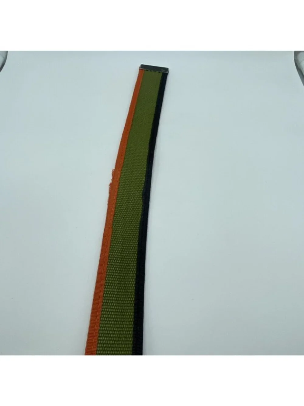 Diamond Green Black Orange Slip Thru Adjustable Belt Men’s Size M